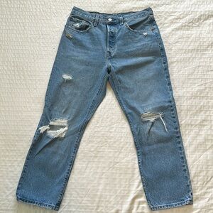 Levi’s 501 crop jeans